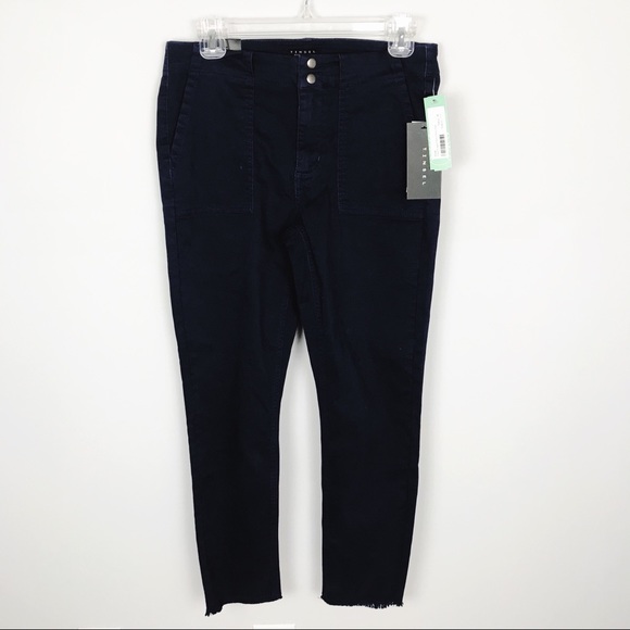 tinsel casia frayed hem chino pant